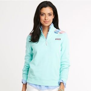 Vineyard Vines Sea-foam and Plaid Shep Shirt